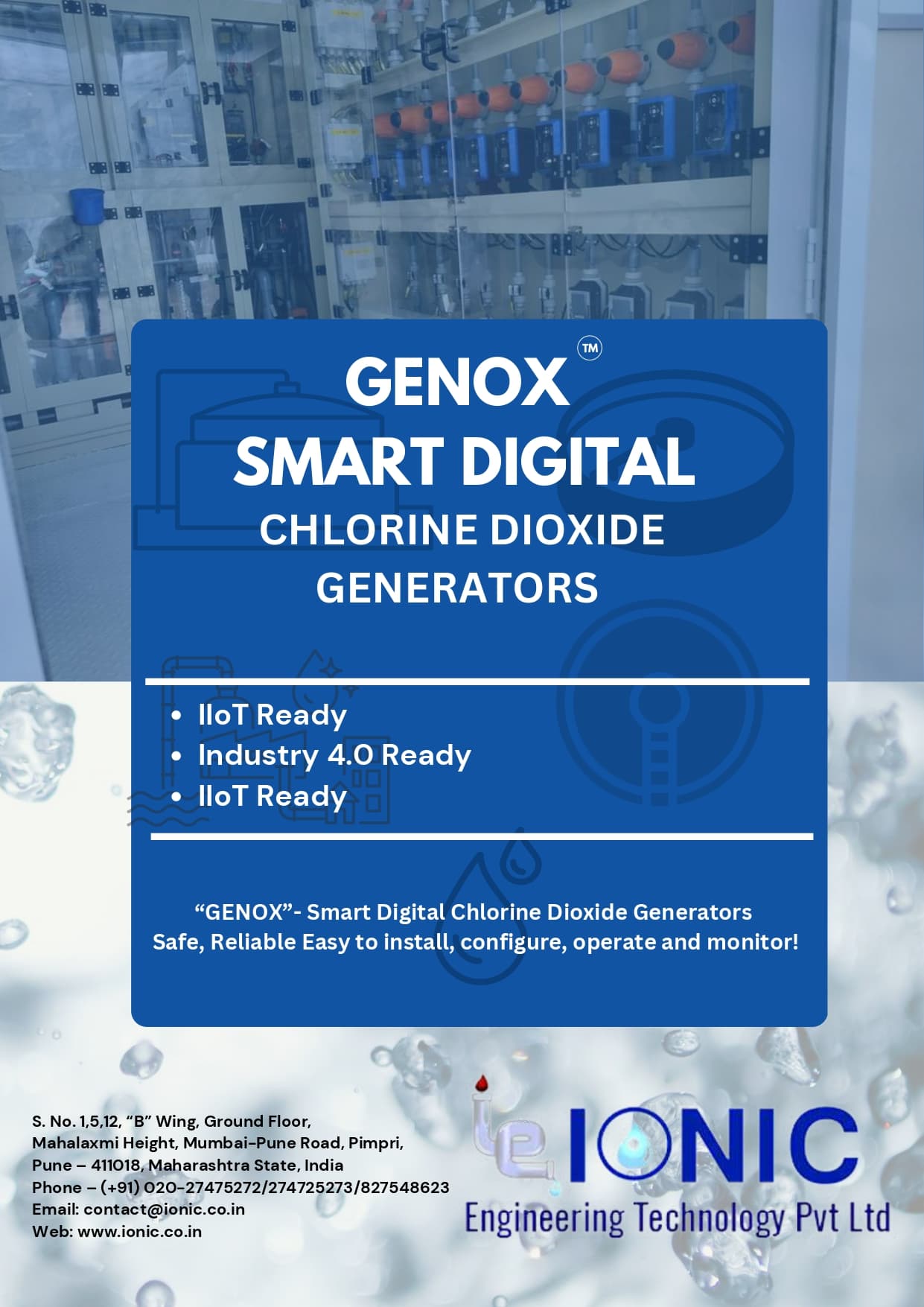 Genox Smart Digital Chlorine Dioxide Generator